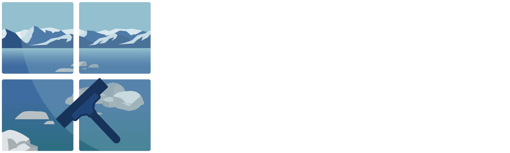 S&V Window Cleaning and Services Logo white
